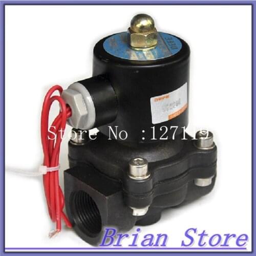 AC220V N/C DN15 ABS Engineering anti-corrosion plastic Electric Water air oil valve electromagnetic valve