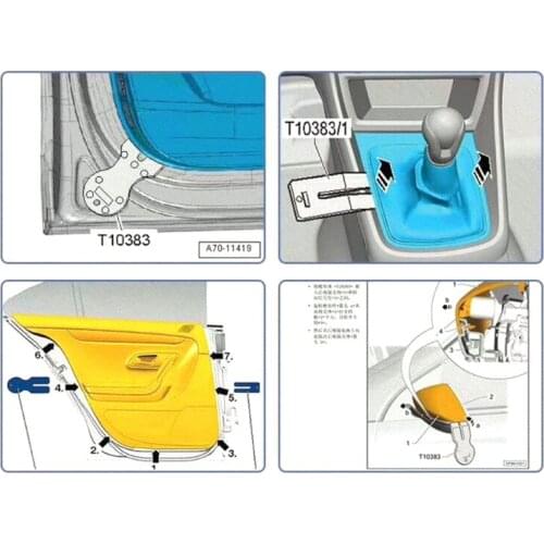 50LC Door Trim Car Trim Wedge Panel Clip Tools for porsche Equiv T10383 T10383/1 T10383/2