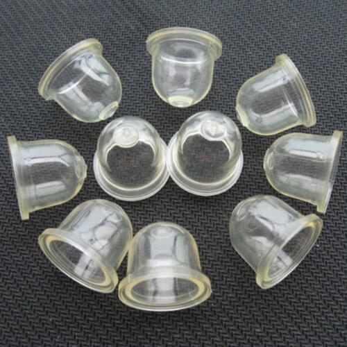 10pcs Carburetor Spare Parts 19/22mm Carb Primer Bulb Cap Small Fuel Pump For Chainsaws Blower Trimmer Brushcutter Replacement