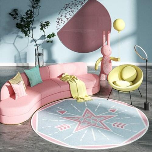 Carpet Home Carpets For Living Room Children Cartoon Round Carpet Bedside Blanket Bedroom диван baño 러그 ковер ковер в гостинную