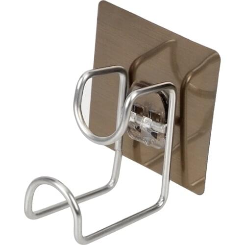 Strong Adhesive Hook Door Sticky Hanger Holder Wall Mounted Wash Basin Holder Stainless Steel Wall Hook Kitchen Bathroom