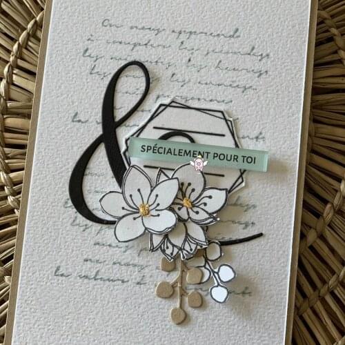 Mmao Crafts Metal Steel Cutting Dies New Letter leaf decoration Stencil For DIY Scrapbooking Paper/photo Cards Embossing Dies