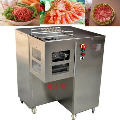 800KG/H Stainless steel High Quality Multifunction meat cutter QSJ-B meat slicer meat dicing commercial electric cutting machine