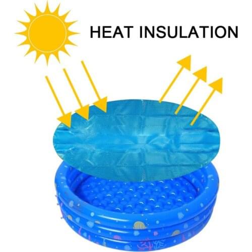 Inflatable Swimming Pool Solar Cover Frame Rainproof Dust Cover Protector Mat F3ME