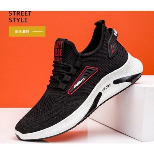 2020 spring and autumn new mens flying knit sneakers trendy, versatile, lightweight, comfortable and wear-resistant new balance