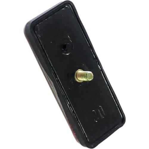 Motorcycle Bike Scooter Quad Red Rectangle Reflective Plate Warning Reflector 28TB