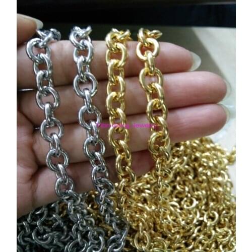 20"-40" 316L Stanless Steel New Fashion 8MM O Link Chain Necklace Man & Women Wholesale&Retail Stainless Steel Jewelry
