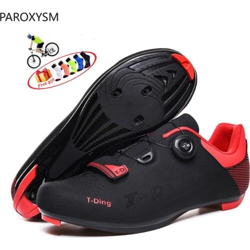 PAROXYSM Men Women MTB Bicycle Shoes Mountain Cycling Shoes Self-Locking High Ankle Boots Triathlon Bike Shoes mountain bike