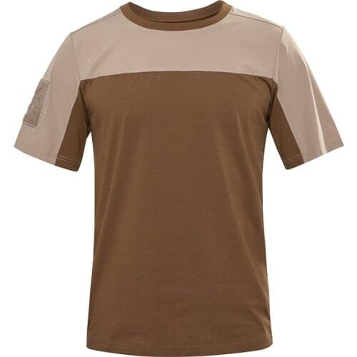 PAVEHAWK Mens Tactical T-Shirt Summer Short Sleeves Cotton Round-neck Tees Military Camouflage Tops Airsoft Training Hiking