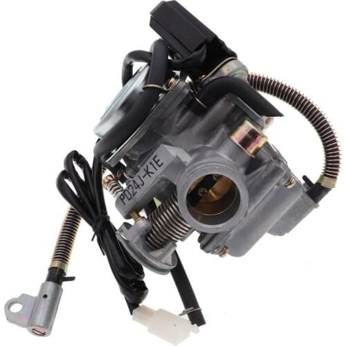 PD24J-K1E 24mm Carburetor for GY6 125cc 150cc ATV Go Kart Moped Scooter