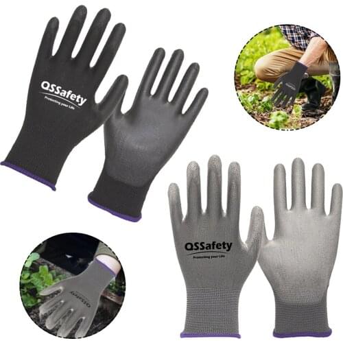 Gardening Gloves Women Men 1 Pairs Nitrile Coated Garden Gloves Protect Against Cuts And Dirt Breathable Stretchable Gorgeously