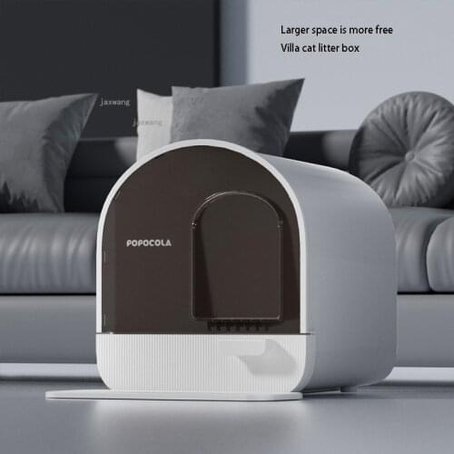 Fully Enclosed Cat Litter Box Front-entry Drawer Type Cats Toilet Anti-splashing Kitten Feces Tray Deodorant Pet Bedpan Supplies