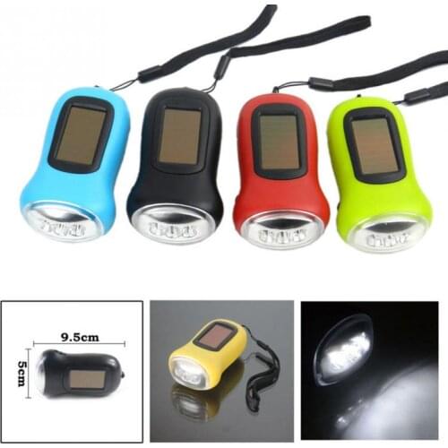 Portable LED Hand Crank Dynamo Flashlight Torch Outdoor Camping Mountaineering Night Linternas