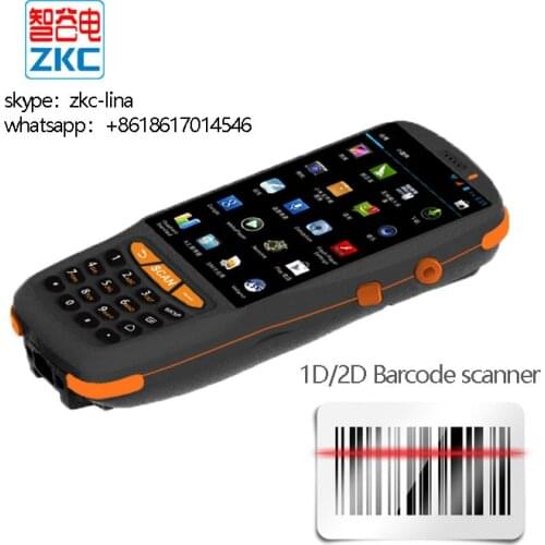 Android 7.1 IP65 Handheld Logistics Warehousing PDA 1D 2D Barcode Scanner Android With NFC RFID Reader