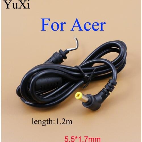 YuXi DC Plug 5.5*1.7mm / 5.5x1.7mm DC Power Supply Cable for Lenovo for Acer Toshiba Acer Laptop Charger DC Cable 5.5*1.7