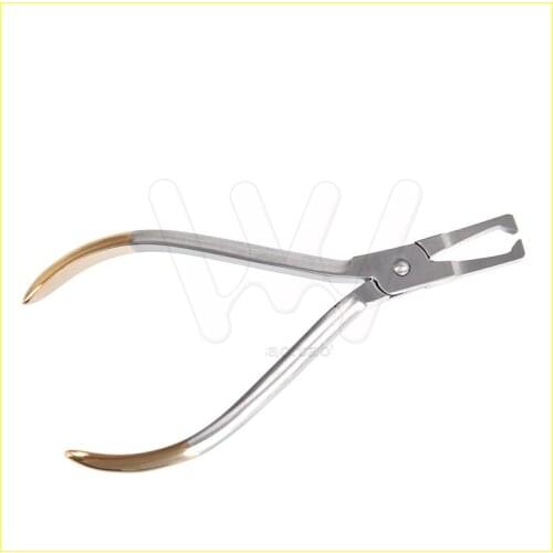 Dental bracket removing pliers head straight orthodontic bracket removing forceps tooth type imported stainless steel