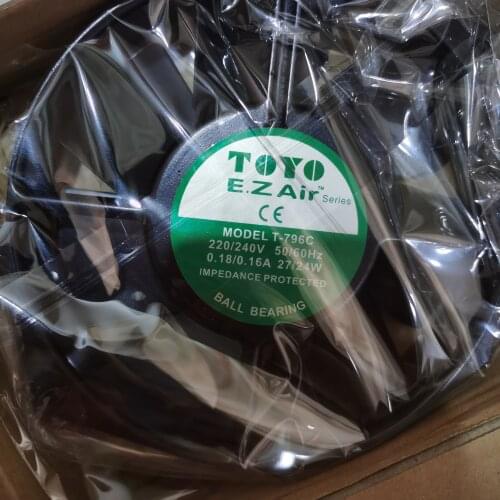 T-796C 220/240V 27/24W All Metal Fan 6 Months Warranty