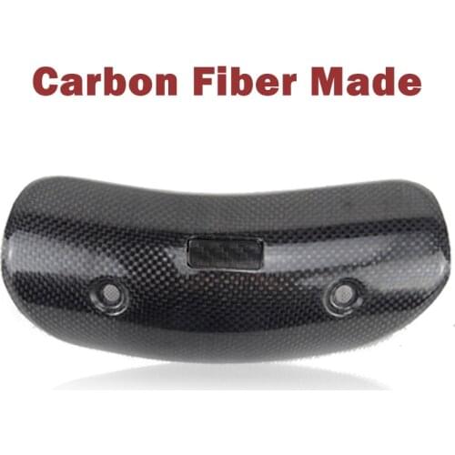 40-63mm Diameter Motorcycle Exhaust Muffler Carbon Fiber Protector Heat Shield Cover Guard Anti-scalding Cover For CB650F Z900