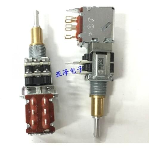 Japan NOBLE biaxial guitar sound volume bounce lift single electronic potentiometer B10K50K double B10K 50K switch
