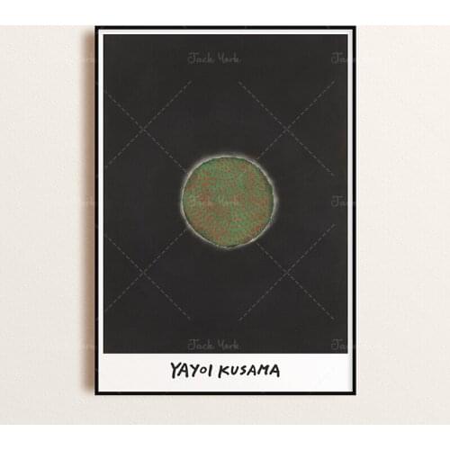 Yayoi Kusama Art Exhibition Digital Download Poster Vintage Museum Print