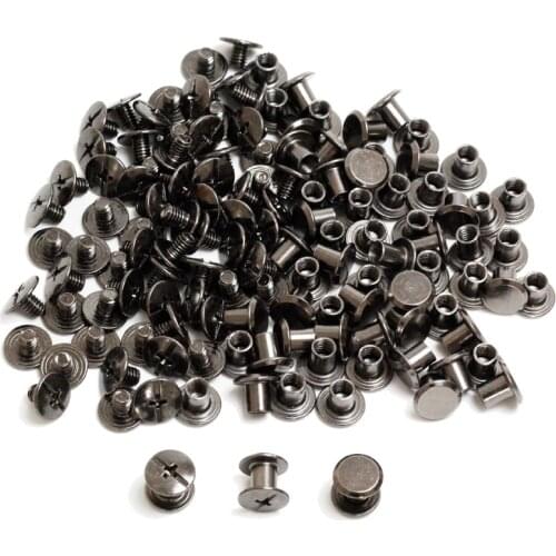 100pcs Chicago Screw Set Tek lok screw set for DIY Kydex Sheath Hand Tool Parts