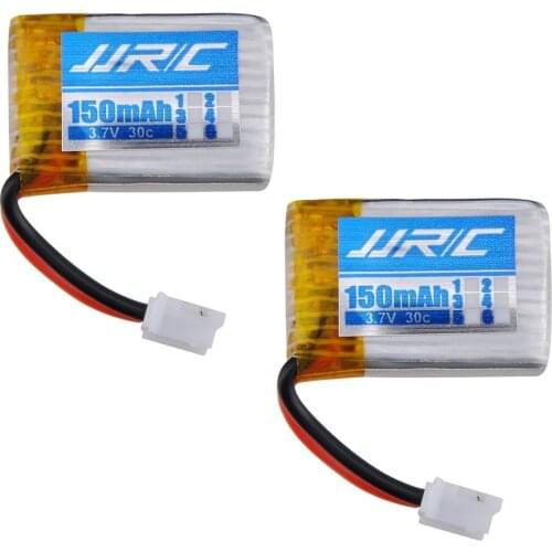 2pcs 3.7v 150mAh JJRC H36 RC Quadcopter Drone Battery Pack Spare Parts