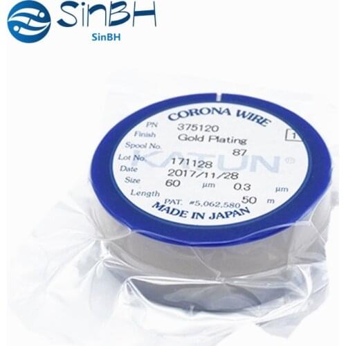 2PCS Wide Format Machine Gloden Corona Wire For Kip Copier Mahine Charge Wire For Ricoh For Xerox For OCE Engineering Machine