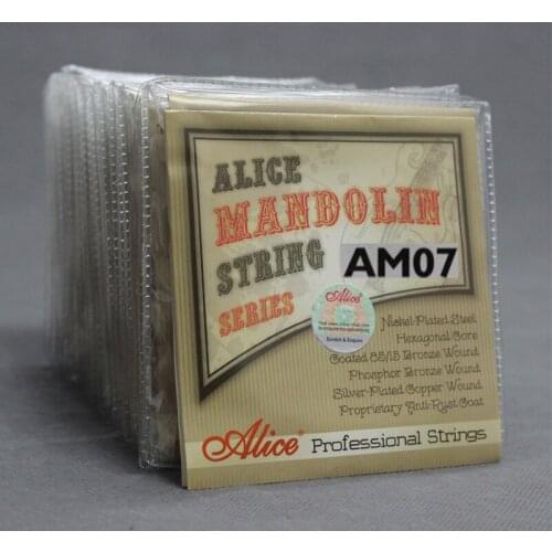 20 Sets Alice-Direct AM07 Plated Steel Phosphor Bronze Wound Mandolin Strings Light 010-034