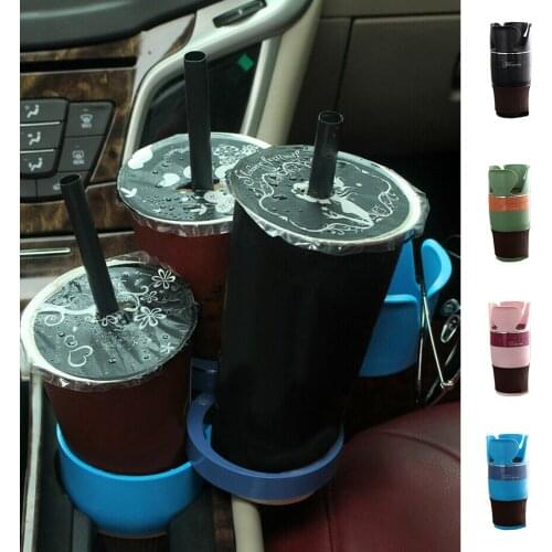 Car Cup Holder Drinking Bottle Holder Sunglasses Phone Organizer Swivel Design Automotive Accessories