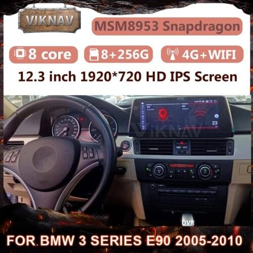 12.3 inch 256GB Android 11.0 car radio For BMW 3 Series E90 2005-2010 multimedia player GPS Navi Head Unit Auto Stereo 2 din