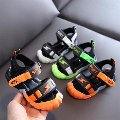 Disney baby boy sandals 2021 summer new soft bottom toddler shoes children beach shoes