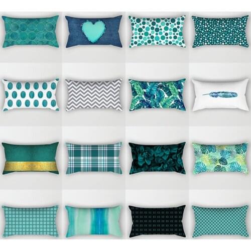 Nordic Geometric Throw Pillow Case Black Yellow Blue Cushion Cover Home Sofa Decorative Pillows Cushion Pillows 30x50CM