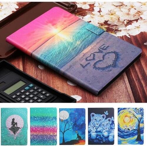 Case for lenovo tab m10 plus tb-x606f tb-x606x tablet Case Ultra Thin Printed Funda Tablet For lenovo m10 plus case Smart Cover