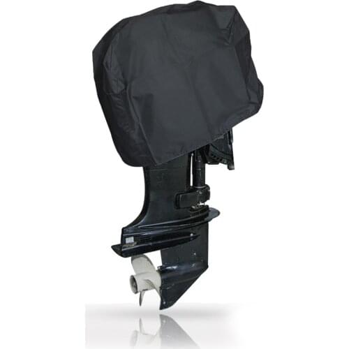115-225HP 300D Boat Full Outboard Engine Cover Protection Waterproof Sunshade Dustproof Boat Motor Engine Hood Covers Black/Gray