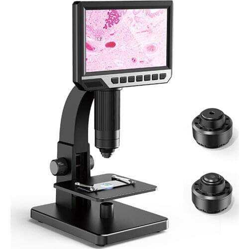 Inskam315 Digital Microscope 7 Inch 2000X for DIY 500X 1000X USB Industrial Microscopes Continuous Amplification Magnifier