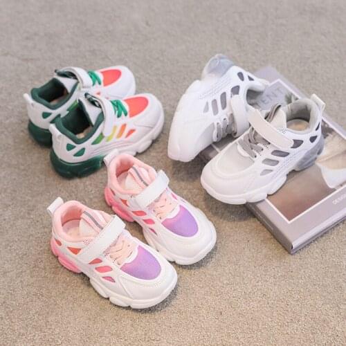 Childrens Sports Shoes 2021 Spring New Boys' Soft Soled Baby Shoes Running Shoes Childrens Shoes