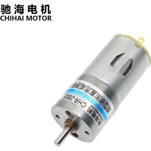 ChiHai Motor CHR-GM25-280S DC High Torque Electronic Motor Reductor 6v 290rpm 3V 145rpm Gear Motor