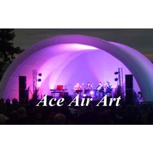 Good price large arch tent shape inflatable stage tent for concert cover