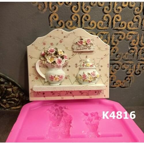 Mutfak için peçetelik silikon kalıp - 4