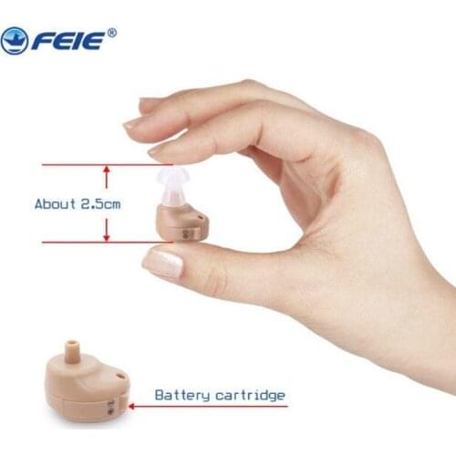 Small Exquisite Convenient Portable invisible Noise Reduction Inner Ear Type Wireless Mini for old hearing aid Left/righ S-212