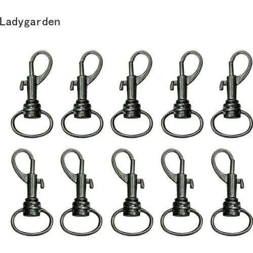 100PCS Metal Bags Strap Buckle Lobster Clasps Dog Buckle 16mm Snap Hook Sewing Key Chain Buckle Luggage Part Accessories
