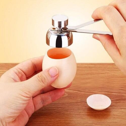 Creative egg opener metal egg scissor kitchen set small mouth stainless steel egg tool scissors