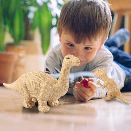 8 PCS Simulation Dinosaur Model Solid Toys Durable Jungle Ornaments Kids Children Educational Gift Animal For Boys Girls
