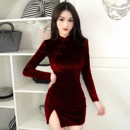 Fashion brands new Womens Clothing bodycon short dresses spring autumn velour woman dress vintage style vestidos femininos