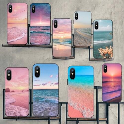Beach Summer Sea Phone Case for iPhone 11 12 pro XS MAX 8 7 6 6S Plus X 5S SE 2020 mini