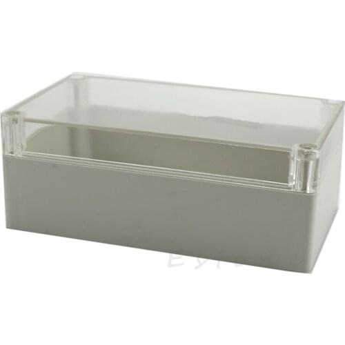 Clear Electronic Waterproof Project Box Enclosure Plastic Cover Case 158x90x60mm