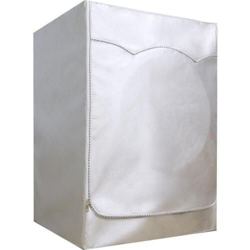 Oxford Washing Machine Dust Cover With Zipper Waterproof Sunscreen Protector Cover For Full-automatic Roller Washing Machine