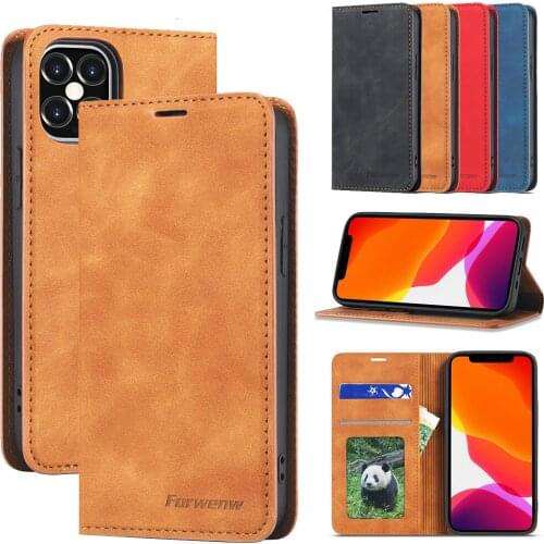 Luxury Wallet Flip Magnetic Skin Leather Case For iPhone 12 11 Pro XS Max XR 7 8 6 6s Plus 5s SE Cards Holder Stand Phone Cover