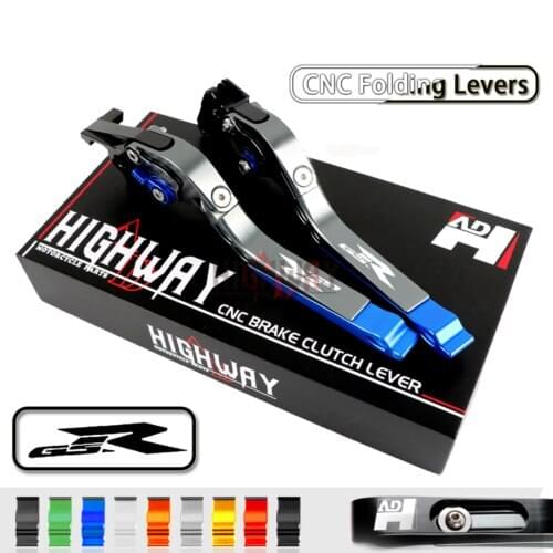 CNC Brake Handle Bar Lever Extendable Folding Adjustable Brake Clutch Levers For SUZUKI GSR750 GSX-S750 GSXS750 2011-2016
