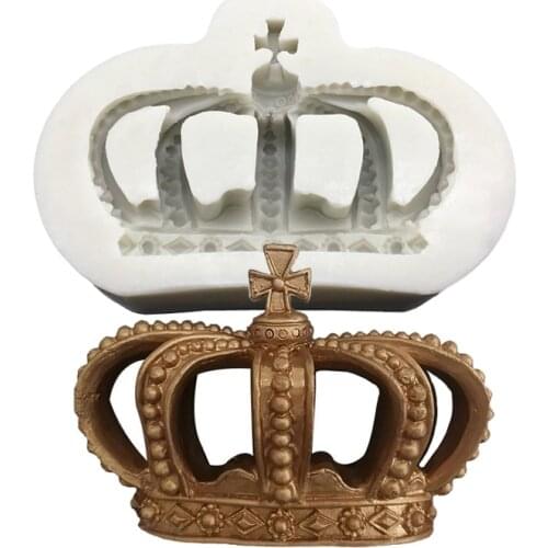 Crown Shapes Silicone Mold Sugarcraft Cookie Cupcake Chocolate Baking Mold Fondant Cake Decorating Tools